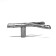 Handle button Cappio "branch", color old silver