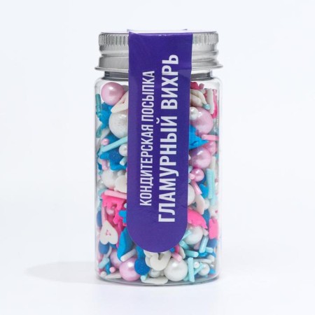 Confectionery sprinkling "Glamorous whirlwind", 50 g-1
