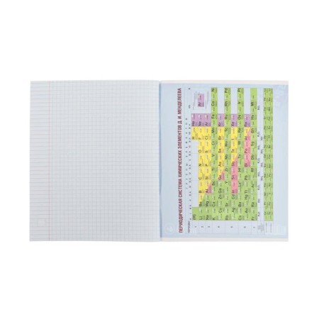 Subject note Calligrata "Coat of arms", 48 sheets in a chemistry cage, with reference material, cover coated cardboard, UV-lak, OFSET block-3