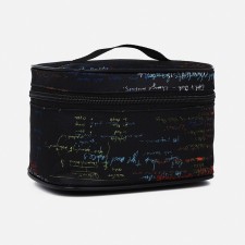 Косметичка на молнии, цвет чёрный