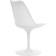 Tulip metal chair metal/plastic, white/white 49.5x52x83 cm