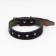 Collar combined leather/tarpaulin, dimensionless, 70 x 3.5 cm, Osh 25-60 cm, blue
