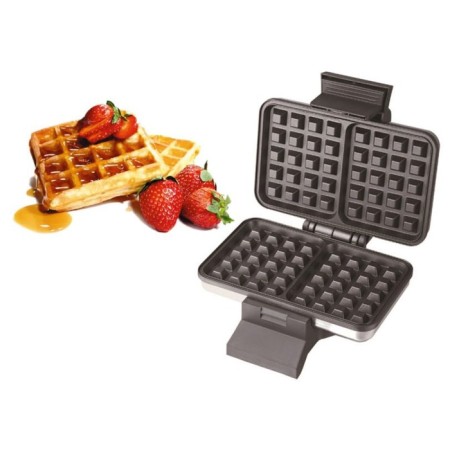 Electrrowfelnik "Slasten" EV-2, 1000 watts, Belgian waffles, Teflon coating, silver.-1