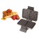 Electrrowfelnik "Slasten" EV-2, 1000 watts, Belgian waffles, Teflon coating, silver.