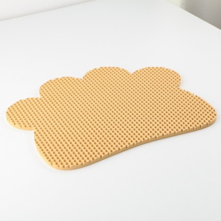 A rug for a bowl and a “foot” tray, beige, 33.3x42.5 cm-6