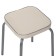 Stool "Factory-3" TF03/SK, ivory