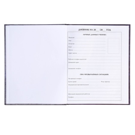 Diary for grades 1-4, "unicorn", solid cover 7BC, glossy lamination, 48 sheets-3