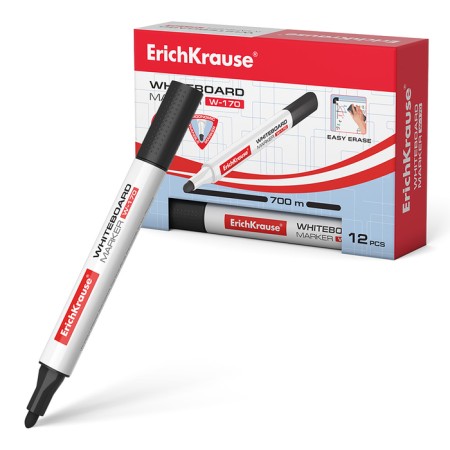 Erichkrause W-170, 2.0 mm boards, alcohol-based ink, black-1