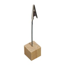 A set of clamps for papers and wood business cards, 5 pieces