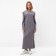 Women's dress Minaku: Casual Collection Graphite Color, Rr. 48
