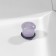 Amethyst tunnel, d = 10 mm, purple color