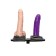 Replaceable nozzle for sex machines Diva double, 20 cm, metal, black color