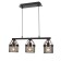 Drago lamp, 3x60W E27, black color