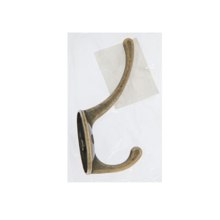 Furniture tundra hook TKD008, two -rod, bronze, 4 pcs TMP-4