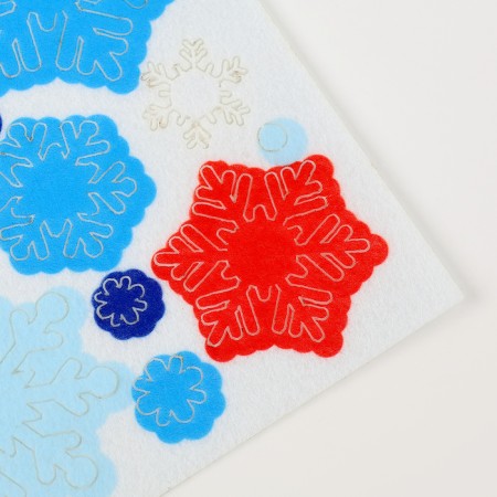 Fetter stickers "Snowflakes", 11 x 18.5 cm, 26 pcs-3