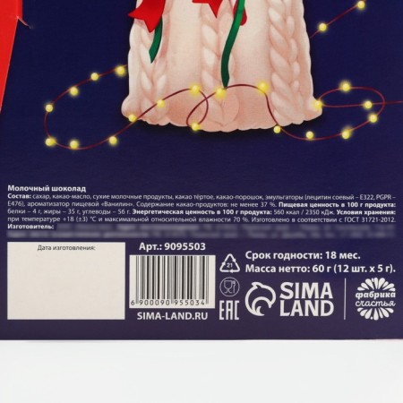 Advent Calendar "Happy Year", 12 pcs. 5 g.-5