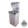 Washbuilder "Aquarius", cottage, without euns, stainless sink, 17 l, color antique silver