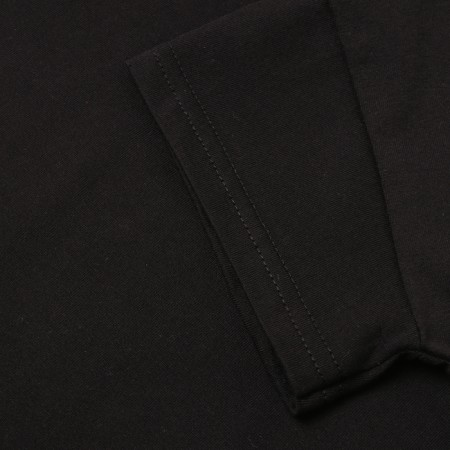 Baby T -shirt with a lowered shoulder, black color, height 122 cm-2