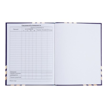 Universal diary for grades 1-11, Globe and Feather, solid cover 7BC, glossy lamination, 40 sheets-8