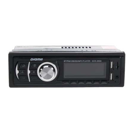 DIGMA DCR-350G, 1DIN, 4 x 45 W, Bluetooth, USBX2, AUX, SD-1