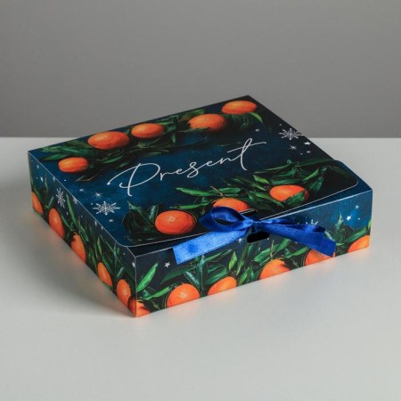 Folding Gift Box "Tales", 20 x 18 x 5 cm, New Year-1