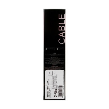Lightning cable - usb, 2.1 a, metal braid, 1 meter, black-5