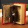Safe wood leather "Best of the best" 17x11x5 cm