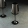 A set of glasses for the wine Bohemia Crystal "Sandra", 450 ml, 2 pcs, black color
