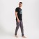 Pajama men's kaftan "not enough" R.48, black/gray