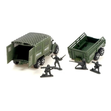 The inertial “Army” machine, with a trailer, mix-3