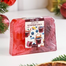 New Year. SPA soap - care for the bathhouse and the blueberry jam sauna 80 g