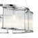 Suspended indigo lamp, 12003/6p Chrome. 6x40W, E14, 600x600x275/1475 mm