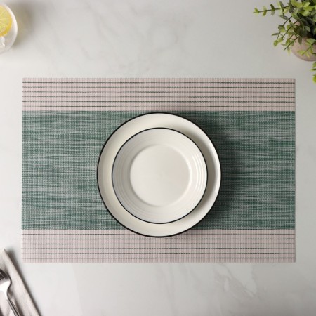 Serving napkin on the Cosmos table, 45 × 30 cm, green color-5