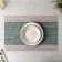 Serving napkin on the Cosmos table, 45 × 30 cm, green color