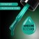 Gel nail polish, Glow in the Dark, 3-phase, 8ml, LED/UV, luminescent, mint-turquoise color (20)