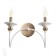 Sconces "Milano" 2he14 40W white-gold 36x26x24 cm