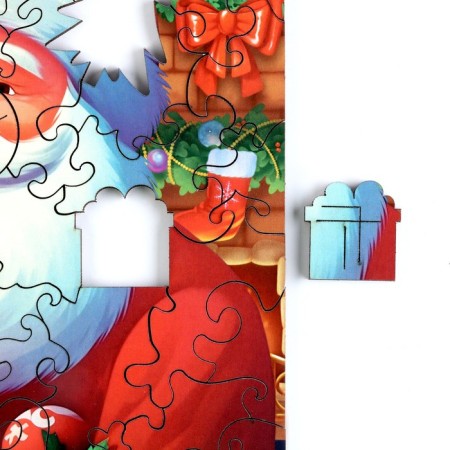 New Year's figured puzzle “New Year! Favorite wizard "-3
