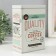 Rectangular Metal Casket "Best Coffee" 7.8x12.2x18.6 cm