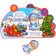 Book EVA with soft puzzles "Poems about the New Year", 12 pp., 5 puzzles