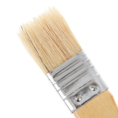 Brush stubble flute ZHK "Sonnet" No. 1, b = 33 mm, a short handle is saturated with varnish-1