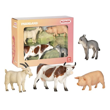 Farm animals Konik: goat, sheep, donkey, cow-1