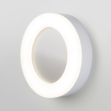 Lamp Wall-flowing Elektrostandard, Rim Led 18 W, 190x190x42 mm, IP65, white color