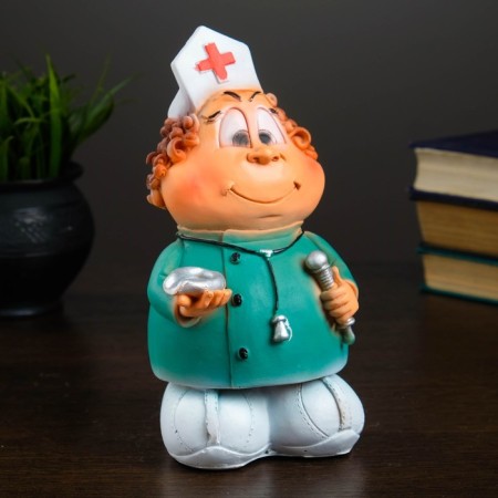 Piggy bank "Nurse" 9x11x21cm-3