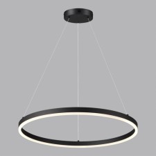 Lumber Lumion lamp. Echo, 50W, LED, 600x600 mm, black color