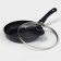 Consul pan, d = 22 cm, glass cover, anti -stick coating, black color