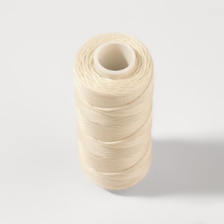 The threads are waxed, flat, 150d/16, 0.8 mm, 50 ± 2 m, milk color-2