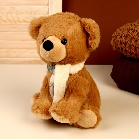 Soft toy "Mishutka in a scarf"-1