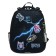 School backpack 38 x 30 x 16 cm, ergonomic back, Stavia "Gamer", black
