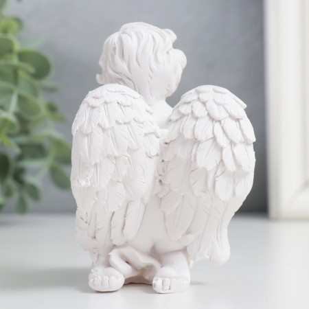 Polystone souvenir "Snowty Angel with the book" MIX 9.5x7.5x6.5 cm-3