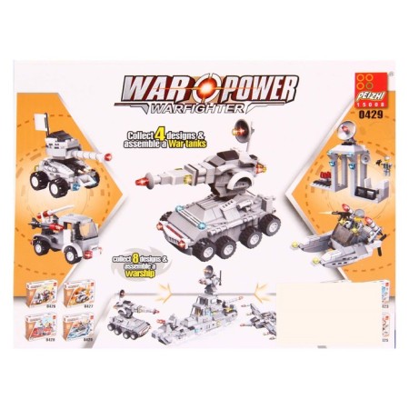 Designer "Armed Forces", 96 parts, 3 assembly options-3